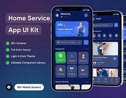 Home Service App Ui Kit