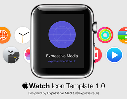 Apple Watch Icon Template 1.0