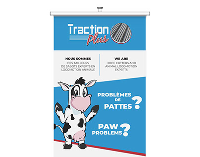 Traction Plus Roll Up Banner