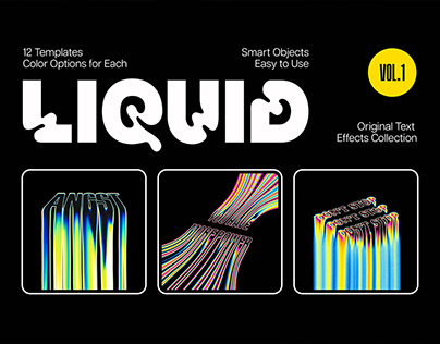 Liquid Text Effects Vol.1