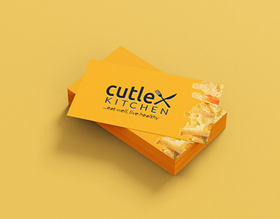Brand Design for Cutlex Kitchen - A Modern Food Outlet