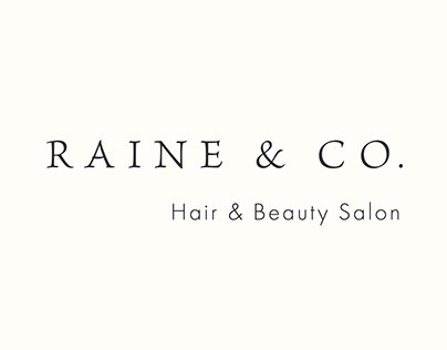 Raine & Co. - Beauty Salon Logo Concept