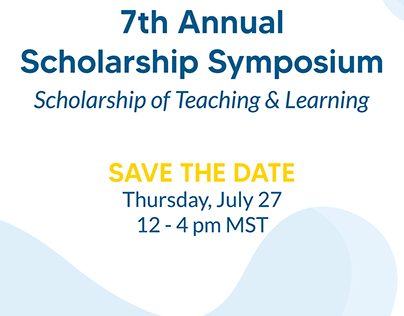 Scholarship Symposium Flyer