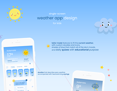 Weather Application [designed for kids]