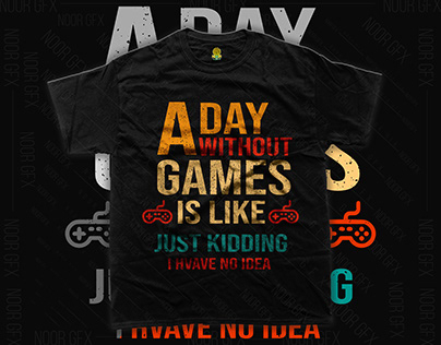 gaming t-shirt design