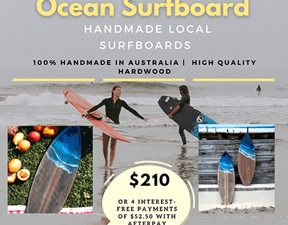 Shop Our Handcrafted Ocean Surfboards!