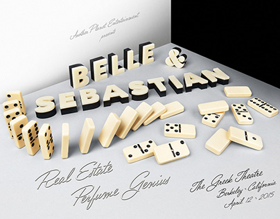 BELLE & SEBASTIAN • GIG POSTER