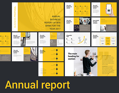 AnnualReport Presentation template