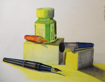 Pen and Brush, That's All! (Still Life)