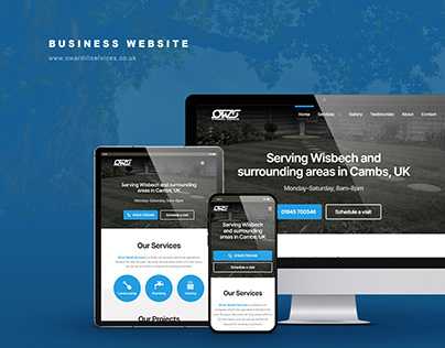 Oliver Wardill Services | 2022 Web redesign and build