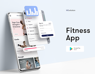 WEvolution - Fitness app | UX/UI