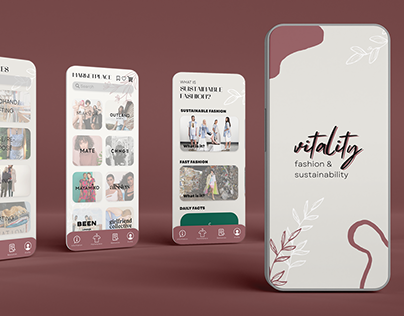Vitality - Fashion & Sustainability Mobile App