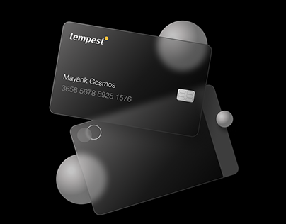 Tempest Credit card renders