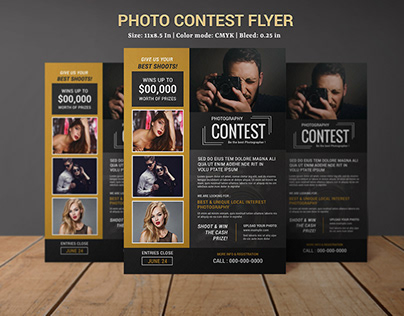 Creative Photo Contest Flyer Template