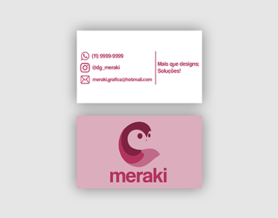 Cartão de visitas - Meraki