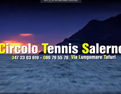 45" TV- COMMERCIAL Spot Circolo tennis Salerno- 2016