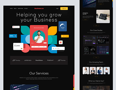 Growing Business Landing Page