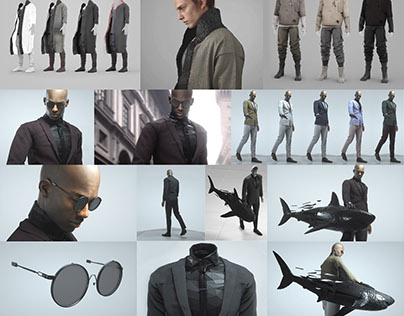 Marvelous Designer - Mens Clothing Collection 4 ITEMS