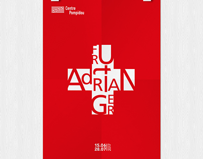Adrian Frutiger - Affiche