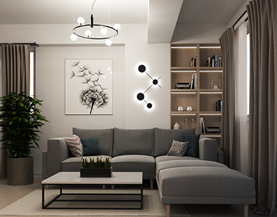 Interior design project for apartment