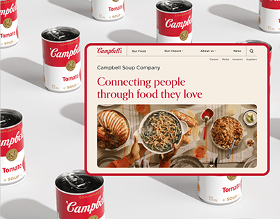 Campbell's Soup Company UX/UI Redesign Concept