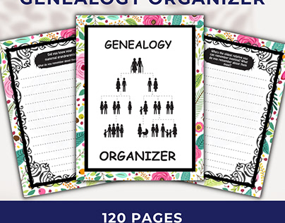 Genealogy organizer Log Book