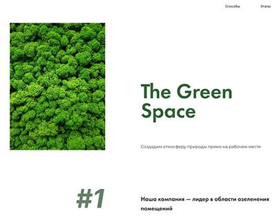 landing page, озеленение офисов