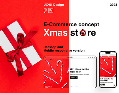 E-Commerce Xmas store | UX/UI Design