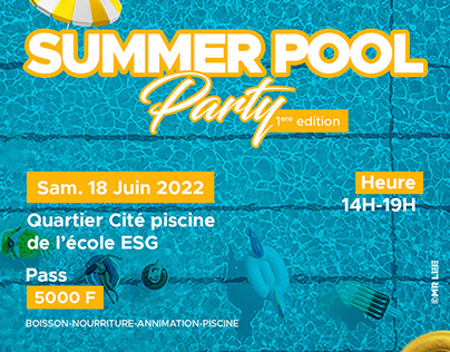 SUMMER POOL PARTY 1ère edition