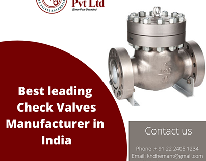 Best Check Valves Manufacturer in India