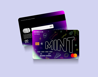 MINT debit card design