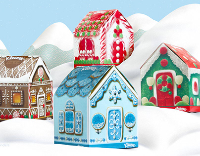 Candy House: Kleenex® Brand holiday collection