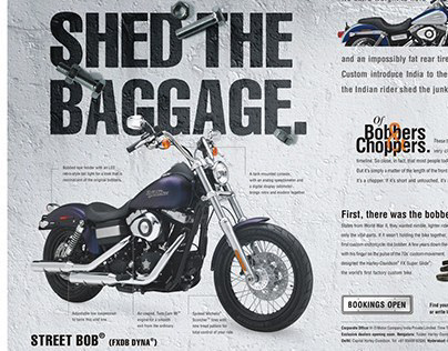 Shed the Baggage - Harley-Davidson India