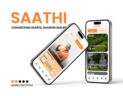 SAATHI - Senior Companionship Mobile App Design