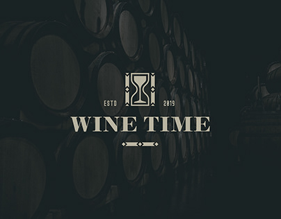 Wine Time logo concept