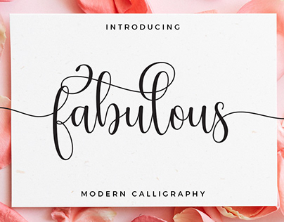 Free Fabulous Modern Calligraphy Font