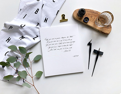 Mastering the Delicate Style of Copperplate Calligraphy