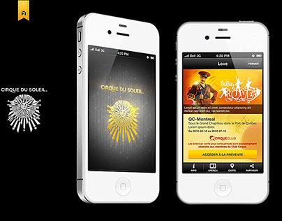 Cirque du Soleil - Mobile Application