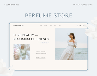 Project thumbnail - CLEAN BEAUTY Perfume store / E-commerce