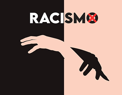 Poster Publicitario en contra del Racismo
