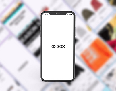 Kixbox online store app concept 2020