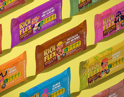 Snack Bar Packaging and Visual Identity