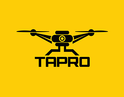 Tapro Drone Footages channel logo design