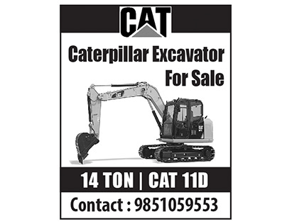 CAT Excavator Display-Mindspace Ad & Marketing Nepal