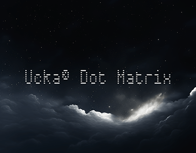 Ucka Dot Matrix (free font)