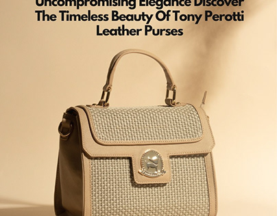 Discover For Timeless Beauty Tony Perotti Leather Purse