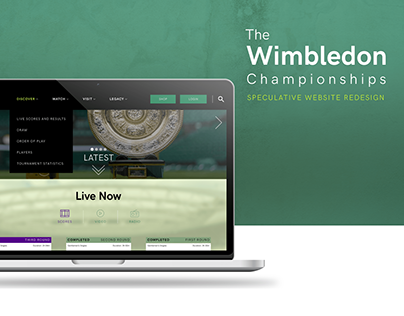 Wimbledon - Speculative Website Redesign