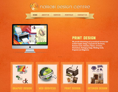 The Nairobi Design Centre Web Design