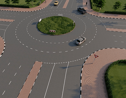 RoundAbout Animation using 3DS max and blender