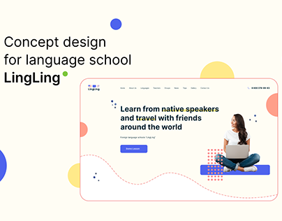 Language School Website Design